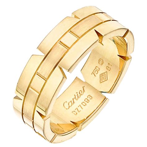 cartier men ring|cartier men's tank ring.